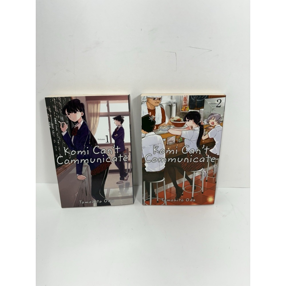 Komi Can't Communicate Vol 1 & 2 Manga Book Lot English Viz Media LN